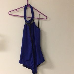 Royal Blue Halter Onesie